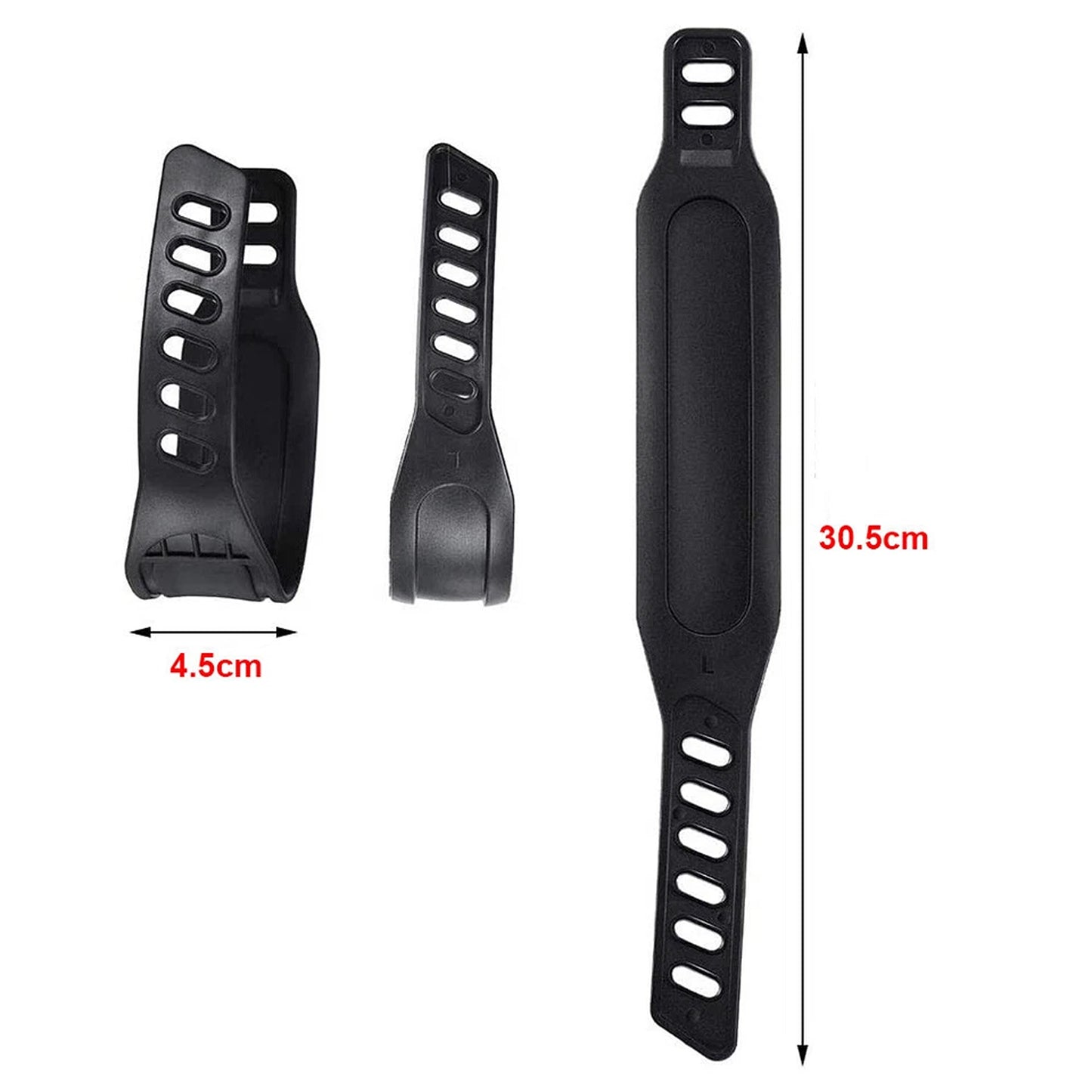 Fitness Bike Pedal Stirrup Straps Replacement 1 Pair