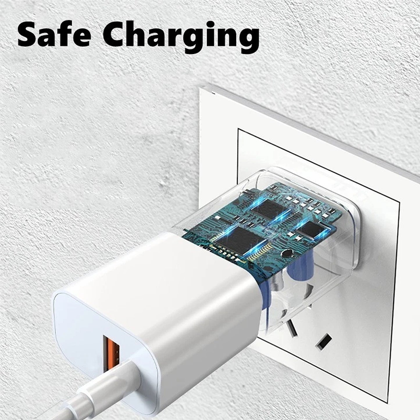 PD 20W USB C Fast Charger Wall Adapter Plug For iPhone Samsung