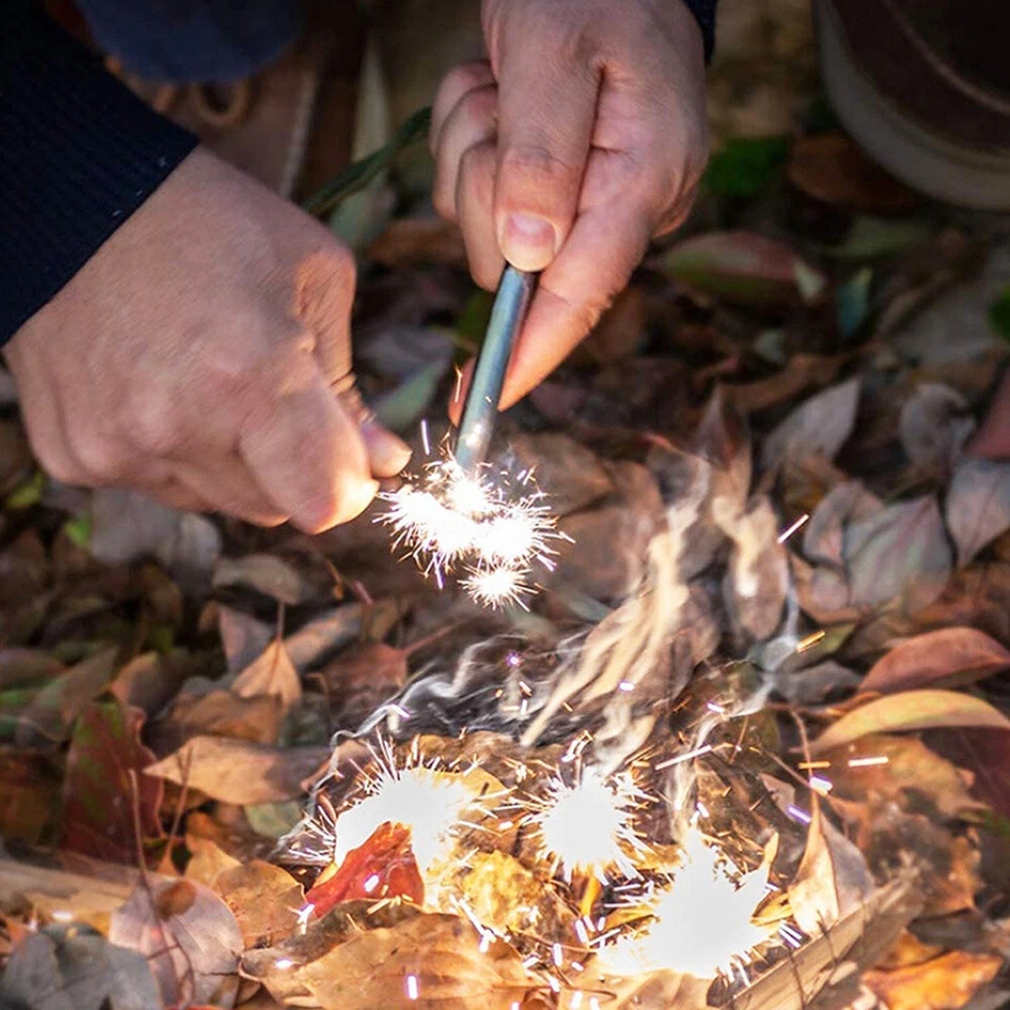 Ferro Rod Fire Starter Kit With Striker Waterproof Survival Tool