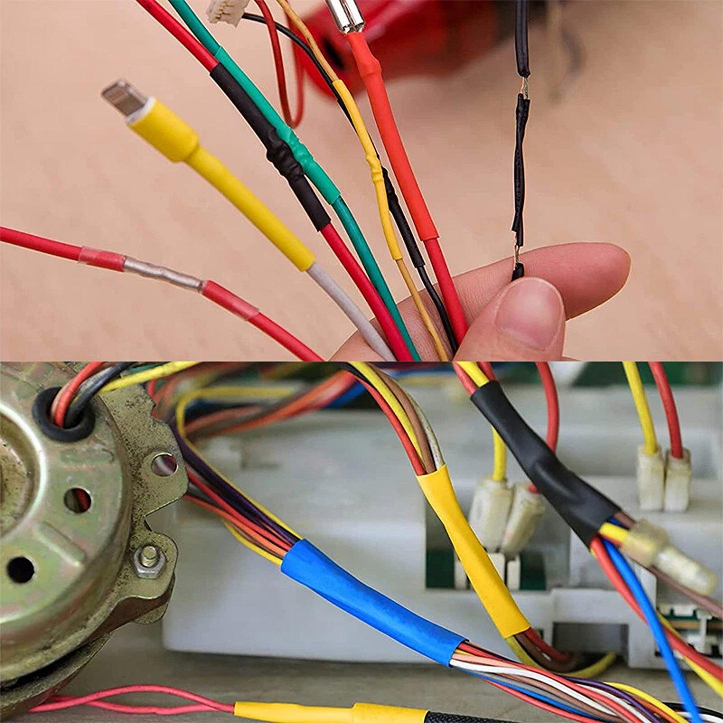 750 Piece Heat Shrink Sleeve Set for Wire Protection