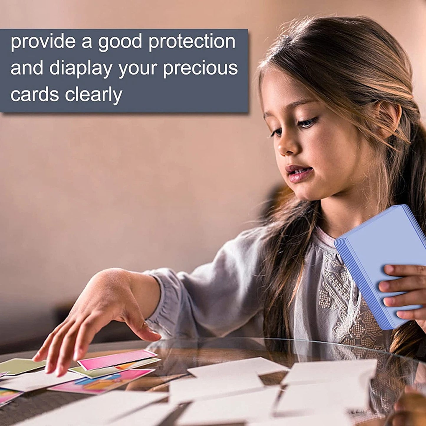50 Pack Rigid Card Holders for Trading Cards
