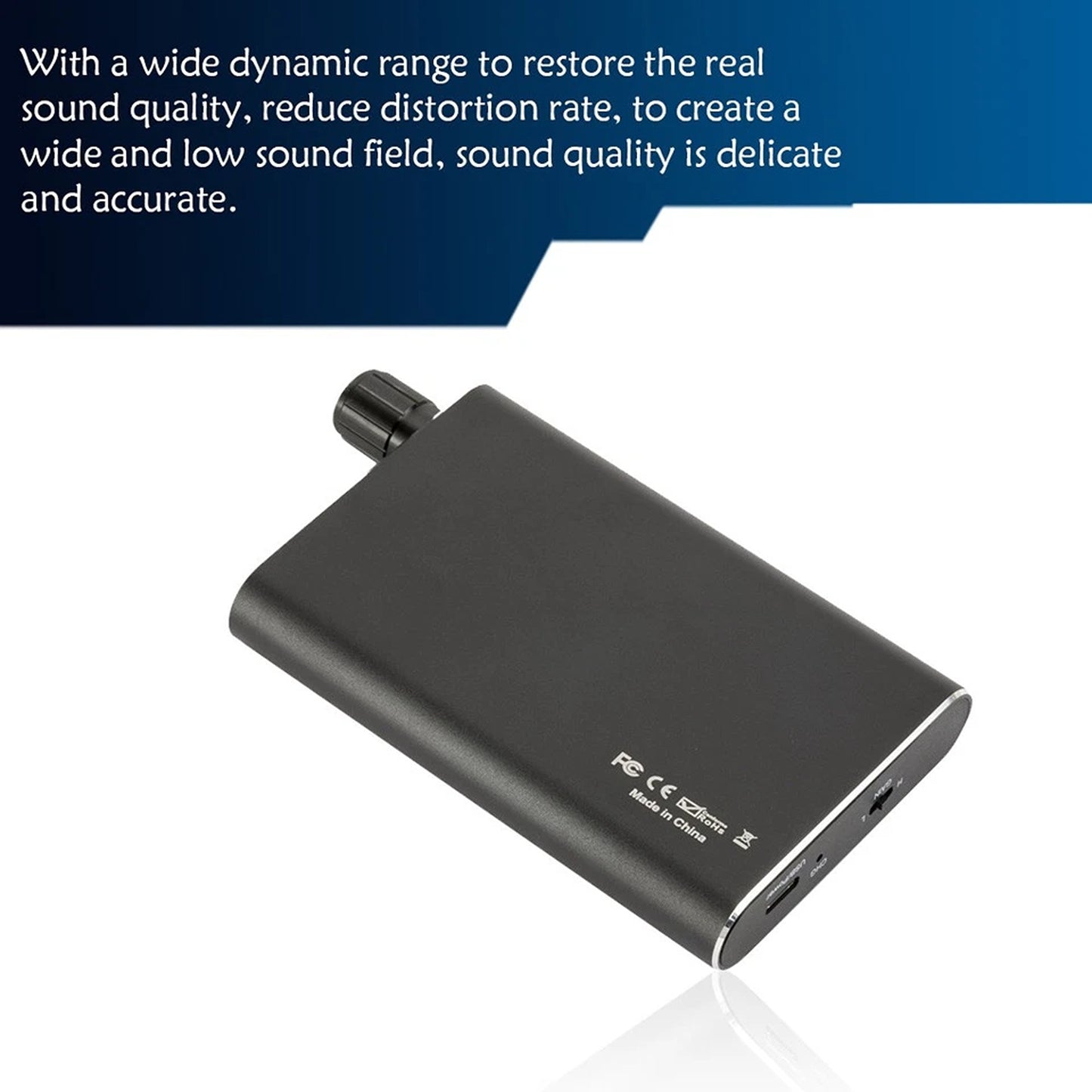 HiFi Audio Amplifier for Headphones and Earphones