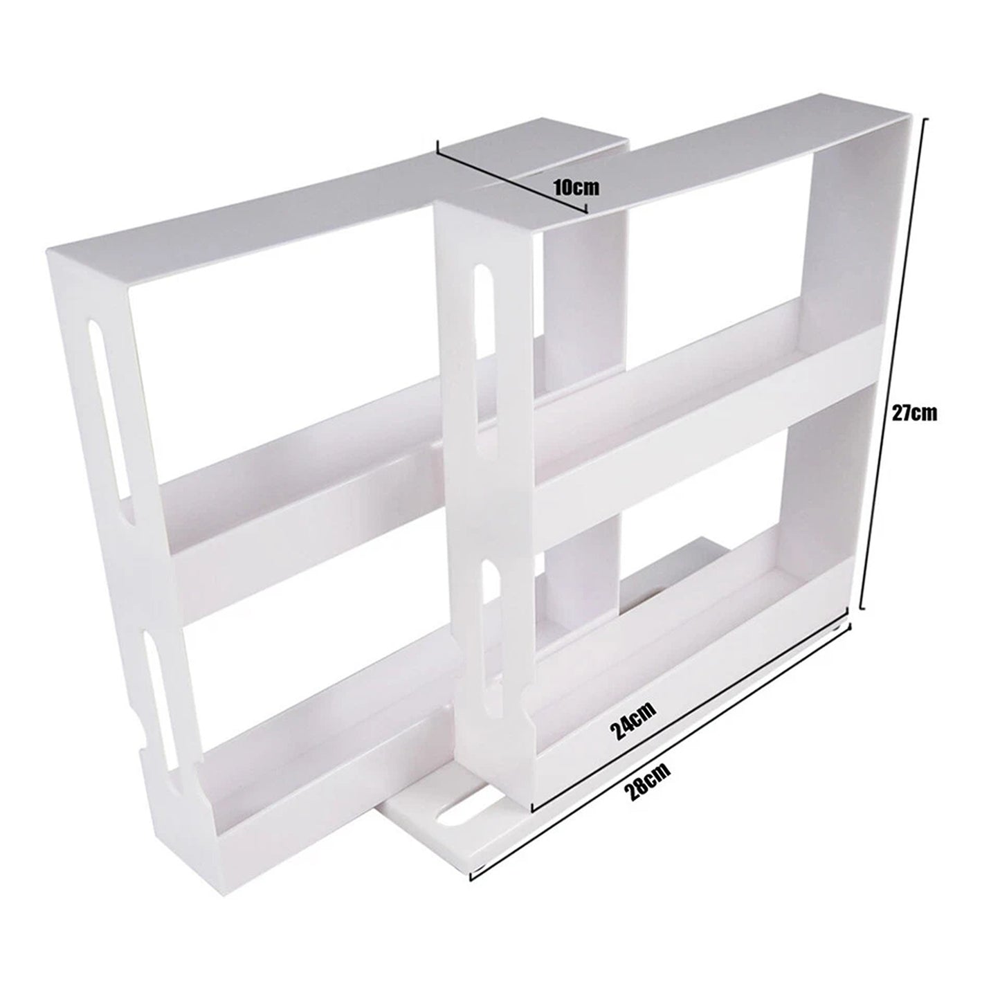 Pull Out Cabinet Spice Rack Organizer for Kitchen Storage