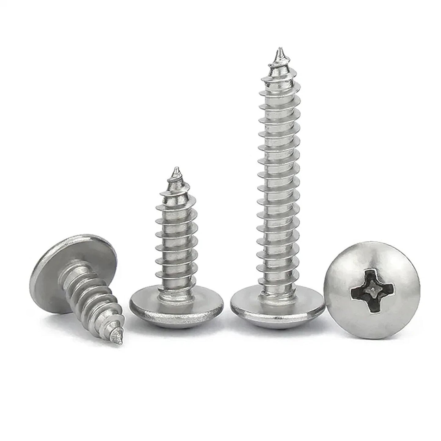 500Pcs Stainless Steel Self Tapping Screws Assorted Kit M2 M3 M4