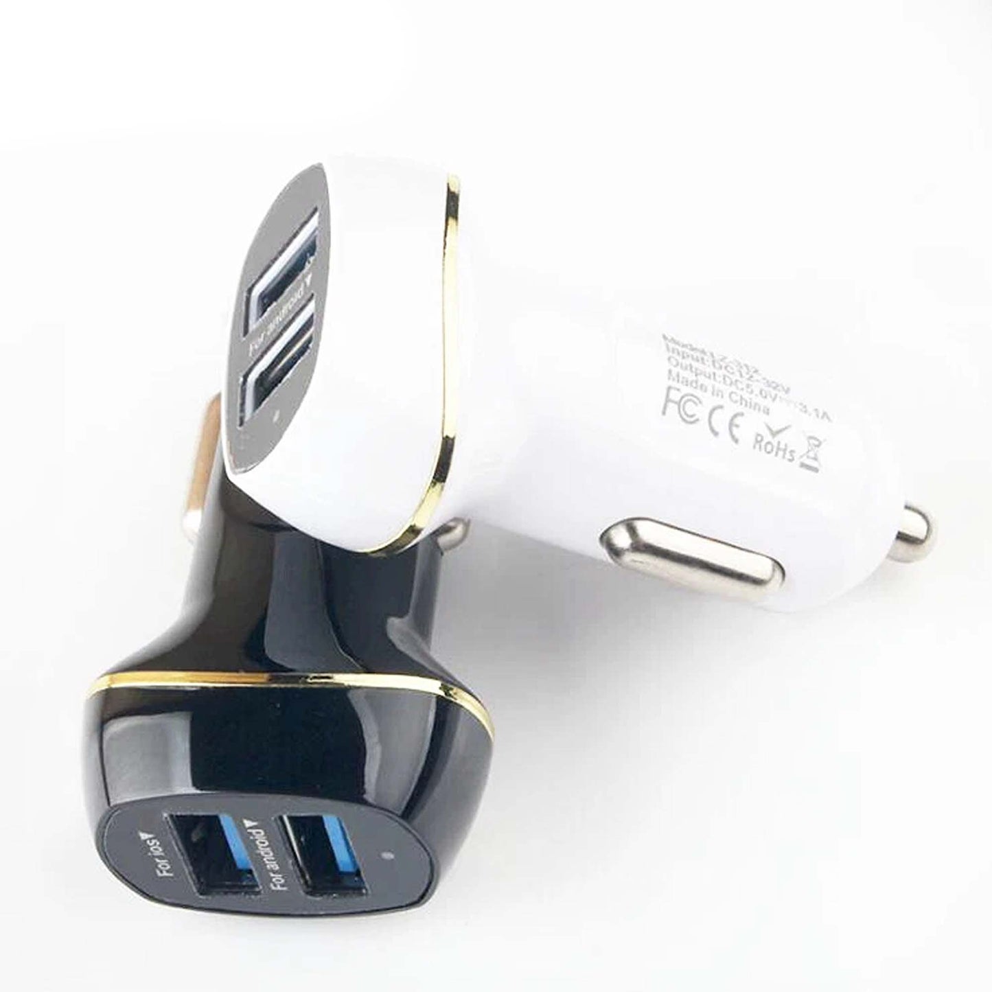 Fast 3.1A Dual USB Car Charger Adapter For Cigarette Lighter Port