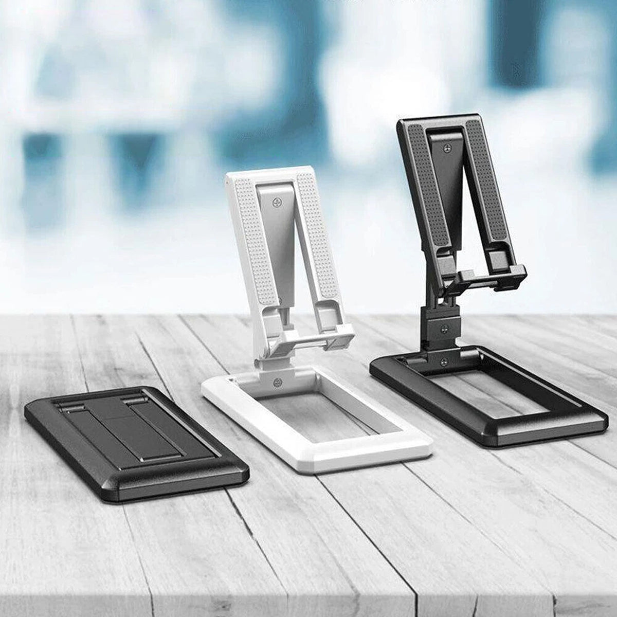 Universal Foldable Phone Stand Adjustable Desk Holder for Mobile Phones and Tablets