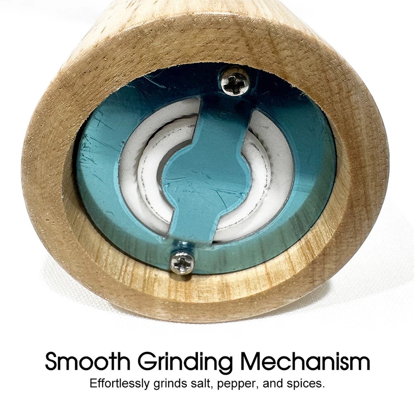 Wooden Salt and Pepper Grinder 16cm Adjustable Mill