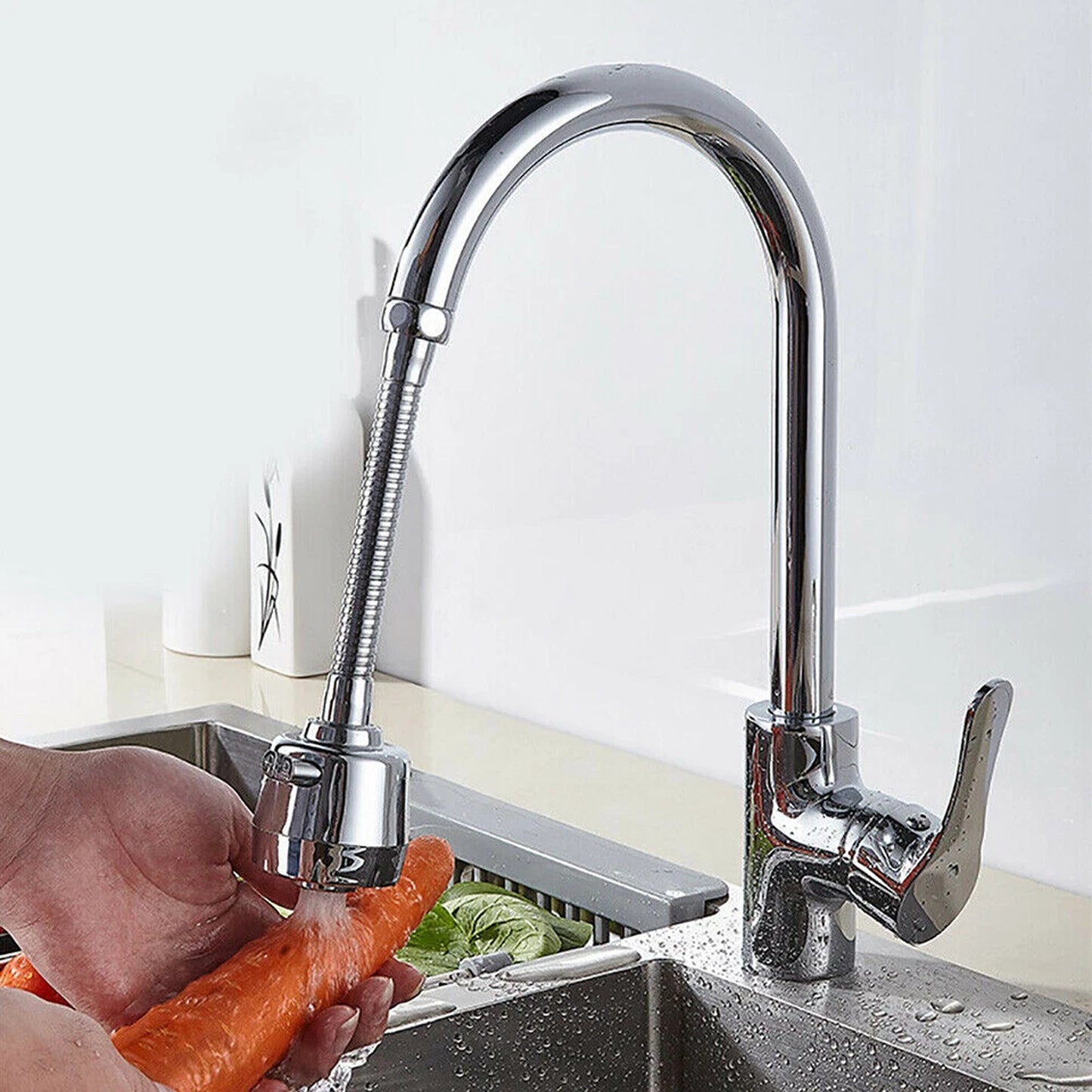 360 Degree Kitchen Faucet Aerator Spray Head Extender