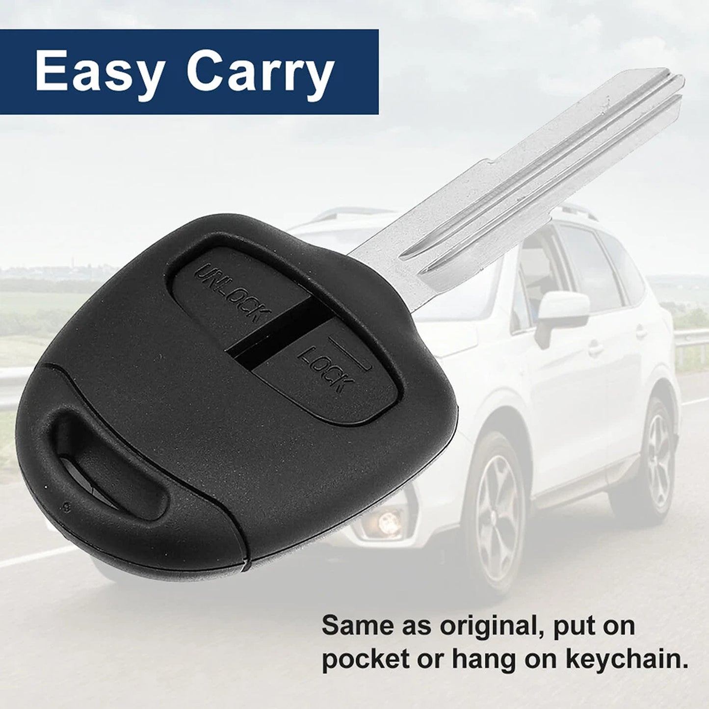 2 Button Replacement Key Shell for Mitsubishi Remote