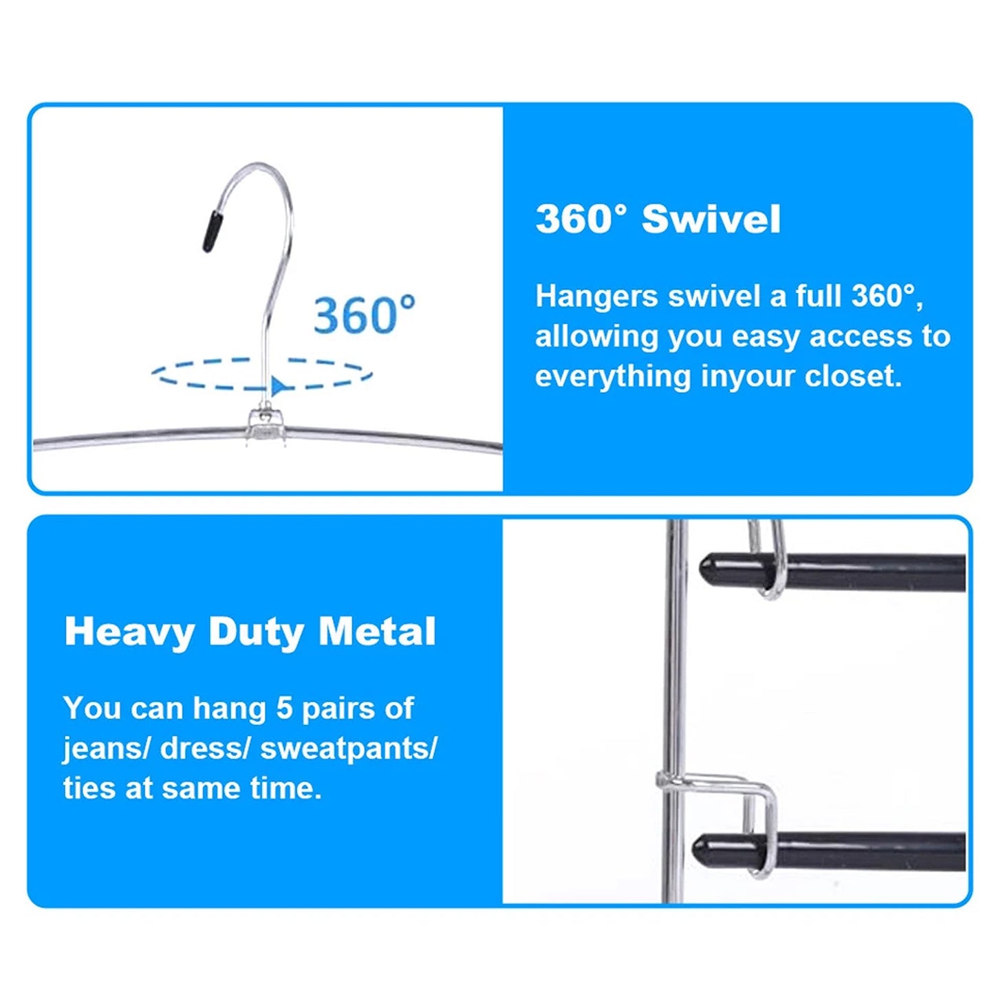 5 Tier Multi Pants Hanger Space Saver