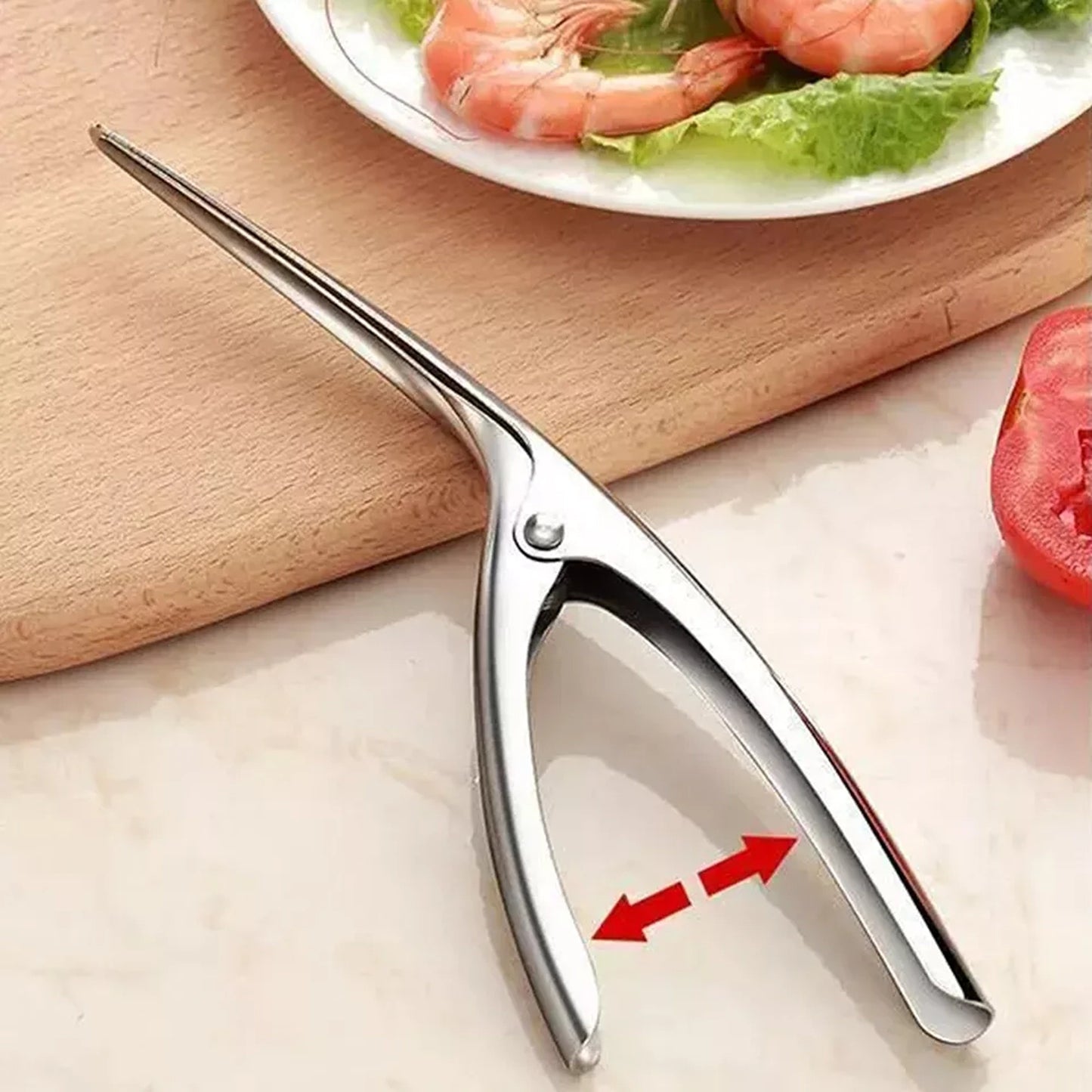Stainless Steel Kitchen Tool Shrimp A Creative Deveiner Peel Device Prawn Peeler