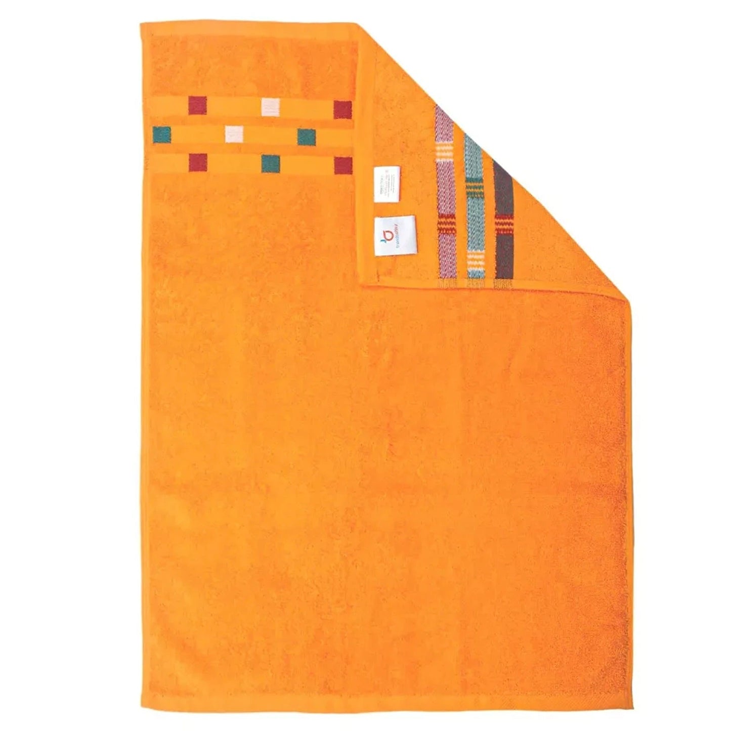 Orange Soft and Absorbent Luxury Cotton Towel Set 550 GSM