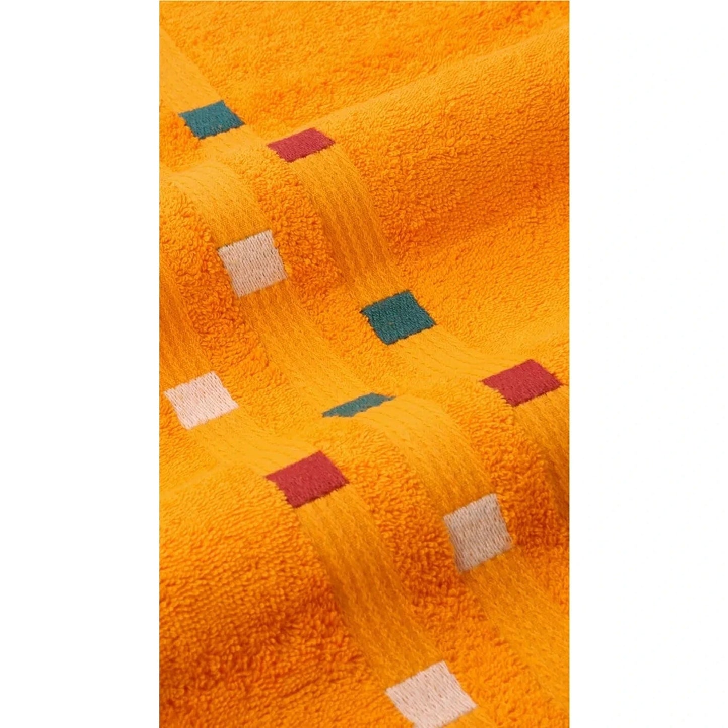 Orange Soft and Absorbent Luxury Cotton Towel Set 550 GSM