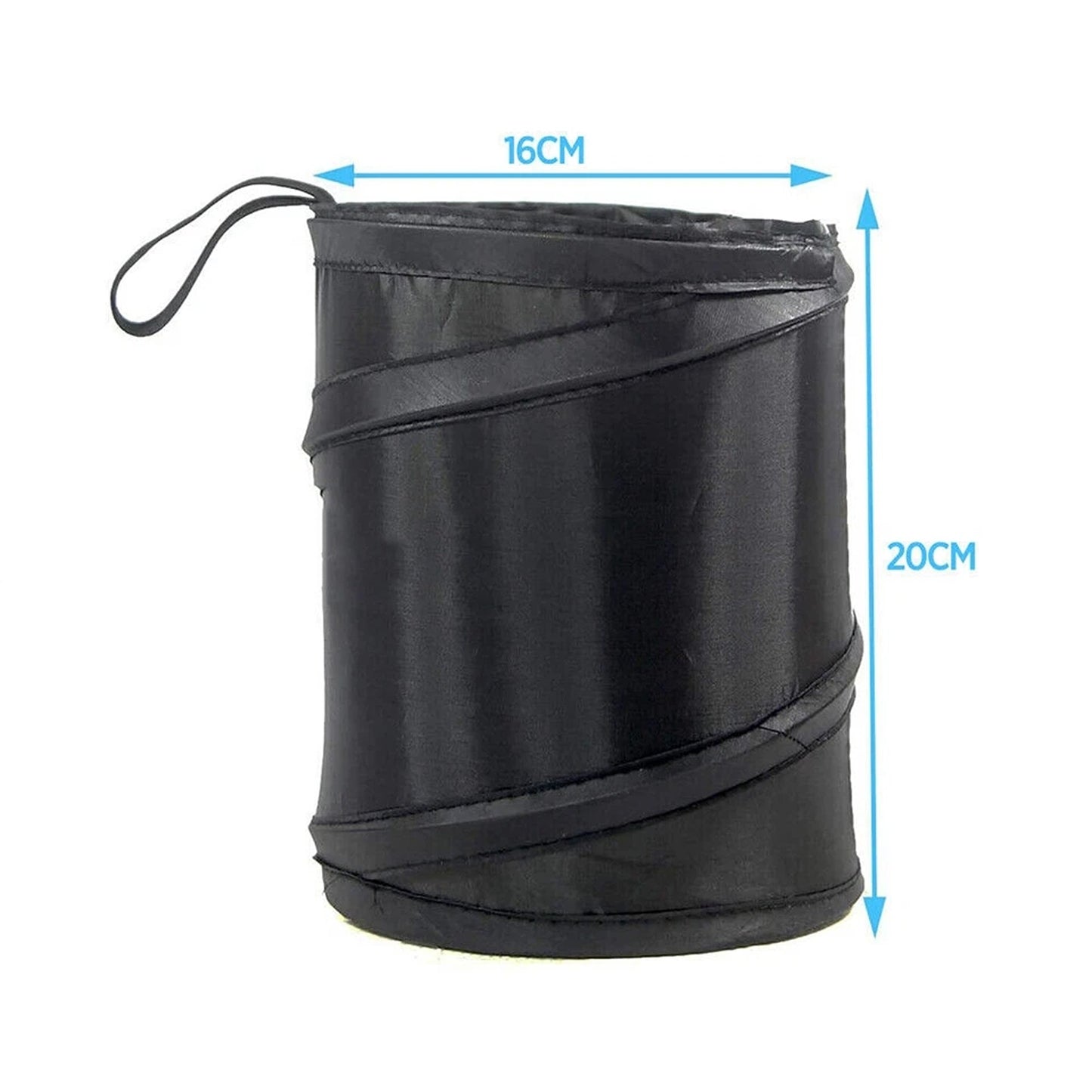 2pc Foldable Car Rubbish Bin Waterproof Garbage Storage Organizer