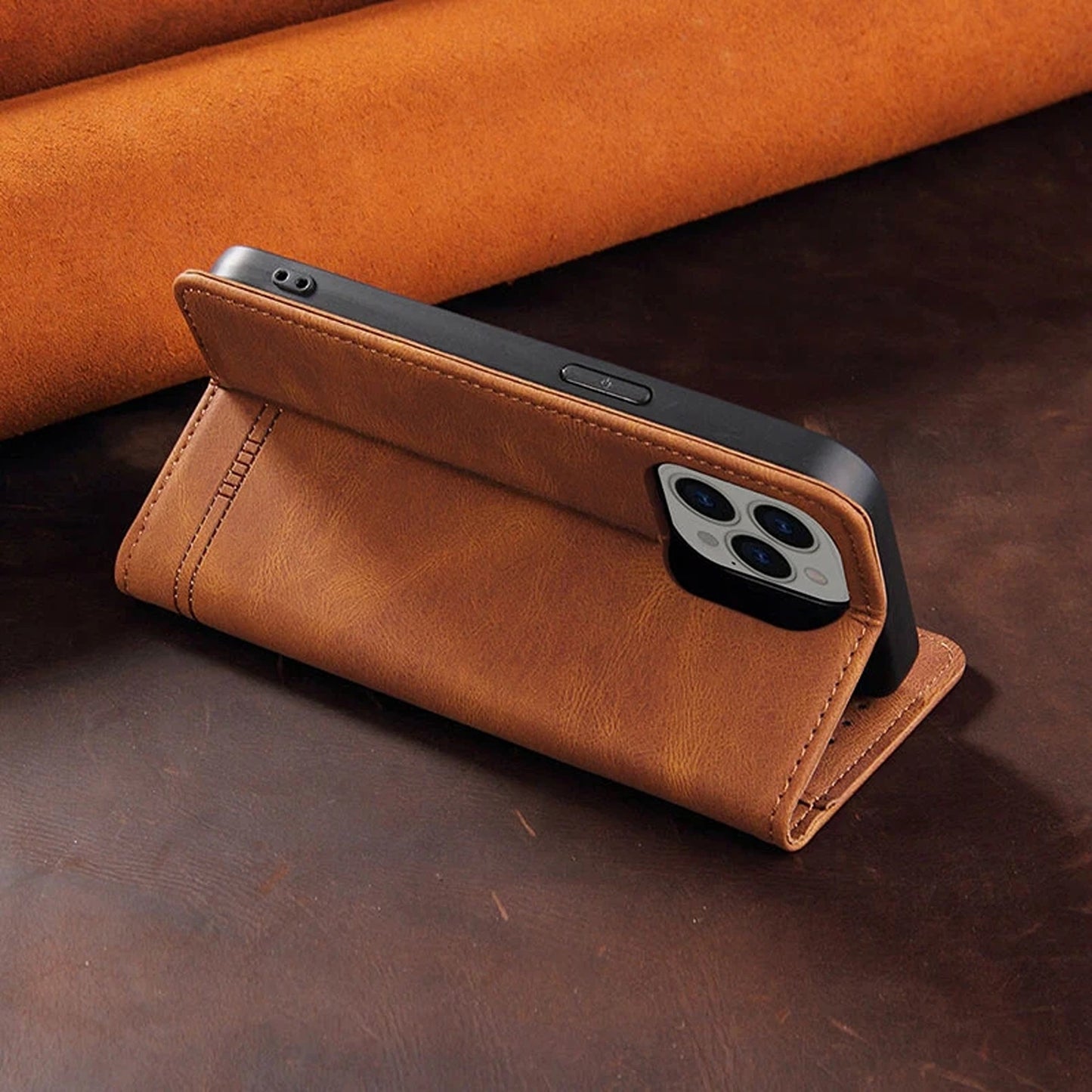 Wallet Leather Case Cover For iPhone 16 Plus
