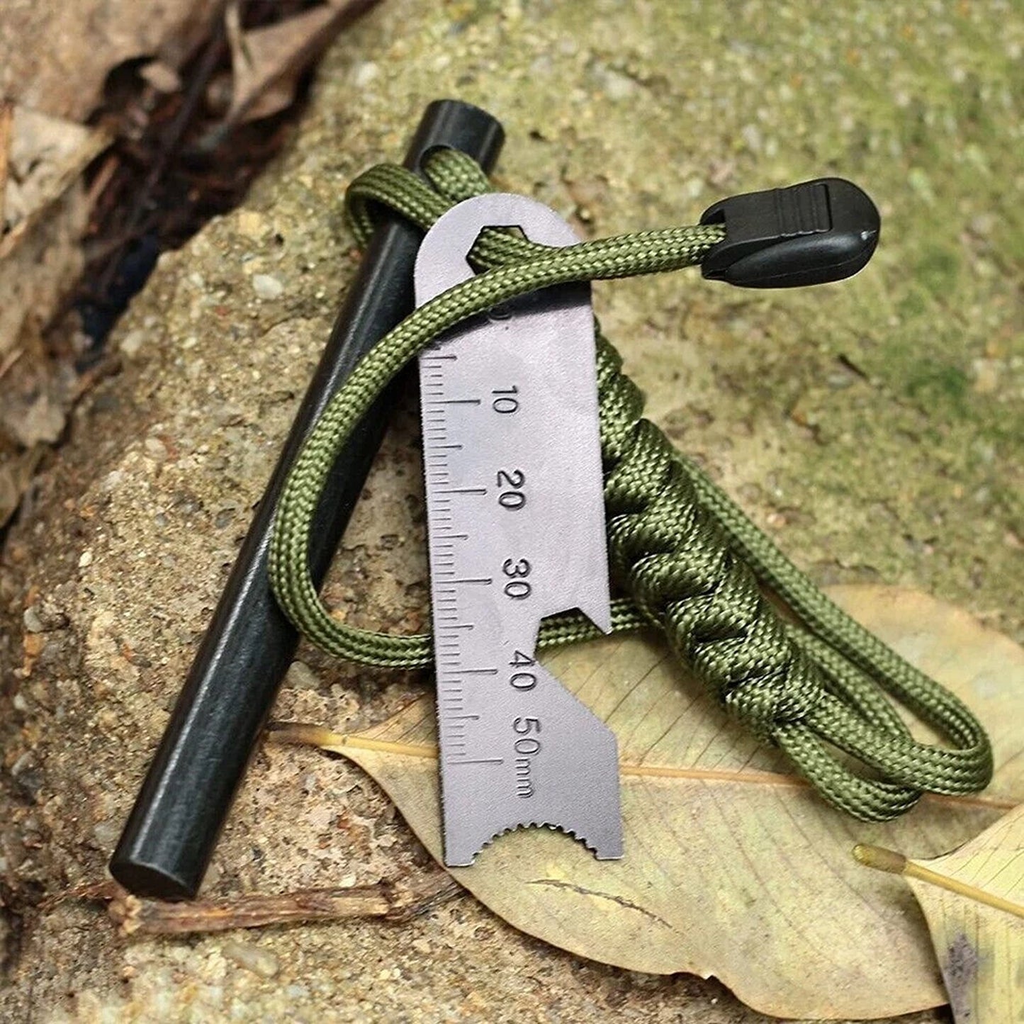 Ferro Rod Fire Starter Kit With Striker Waterproof Survival Tool