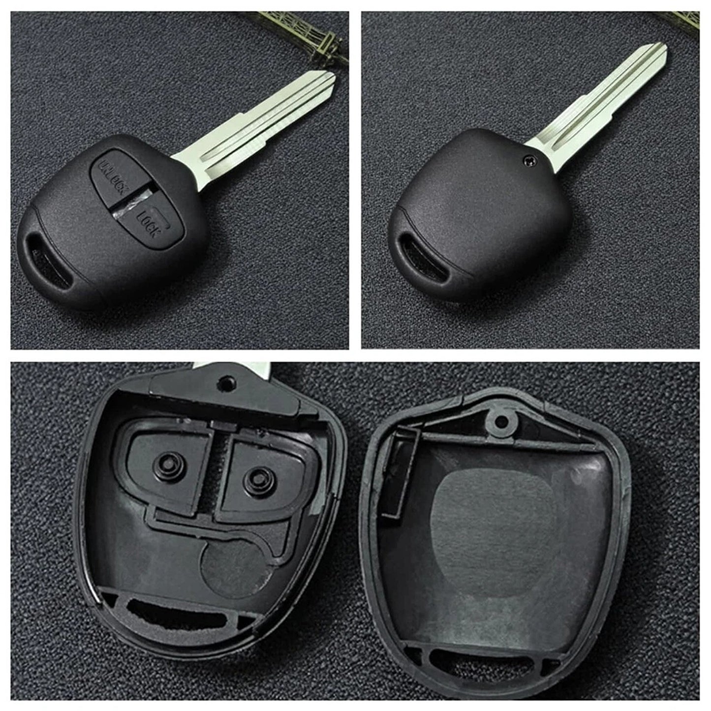 2 Button Replacement Key Shell for Mitsubishi Remote