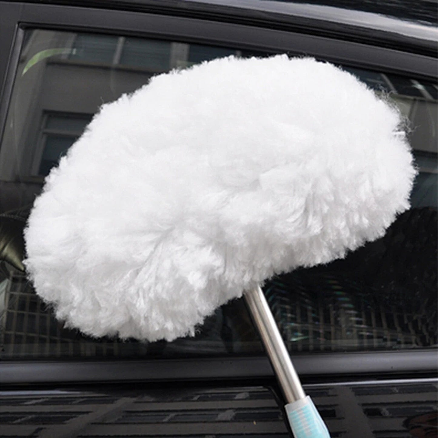 Telescopic Car Wash Mop with Microfiber Dusting Head
