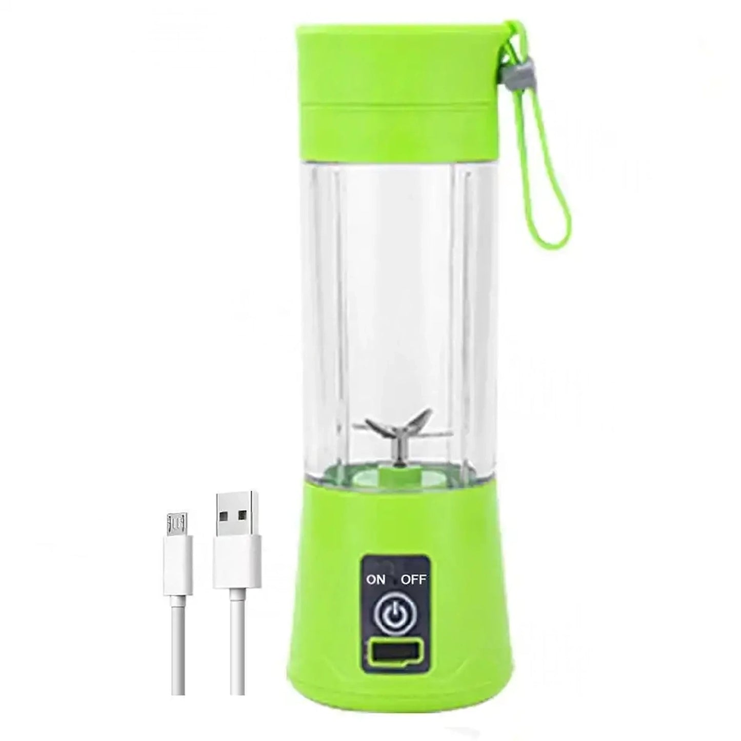 Portable USB 4-Blades Electric Fruit Juice Blender Rechargeable