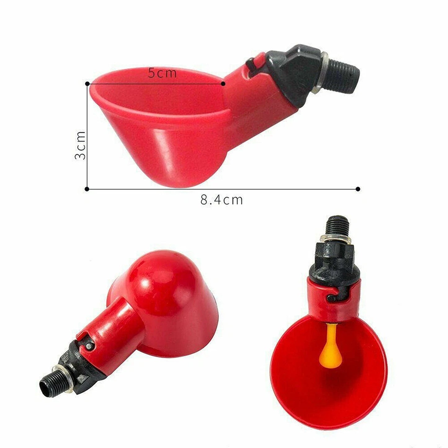 Automatic Chicken Waterer Cups for Poultry and Birds