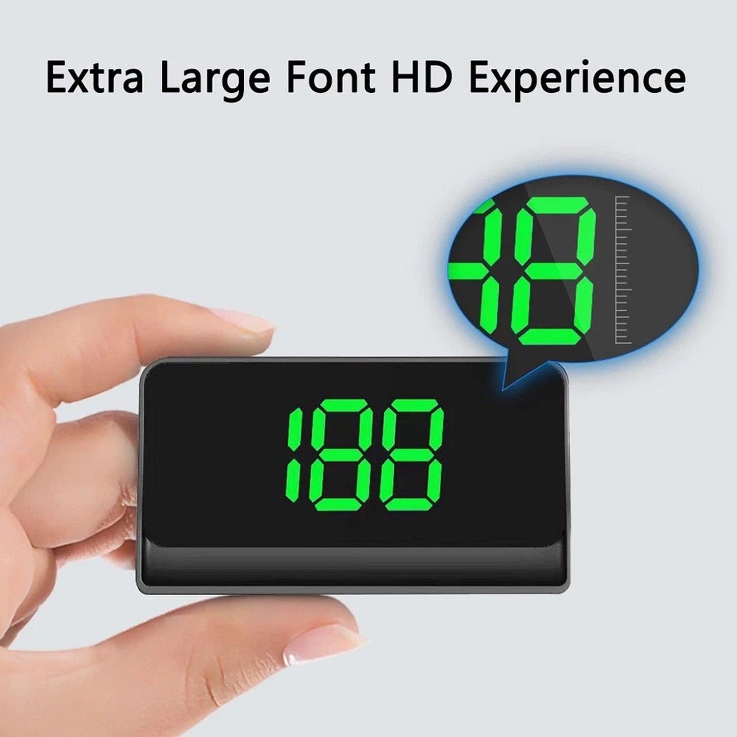 Plug and Play GPS HUD Speedometer for Vehicles