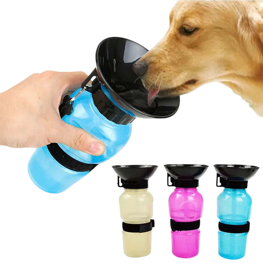 Portable Dog and Cat Water Bottle Detachable Travel Pet Feeder