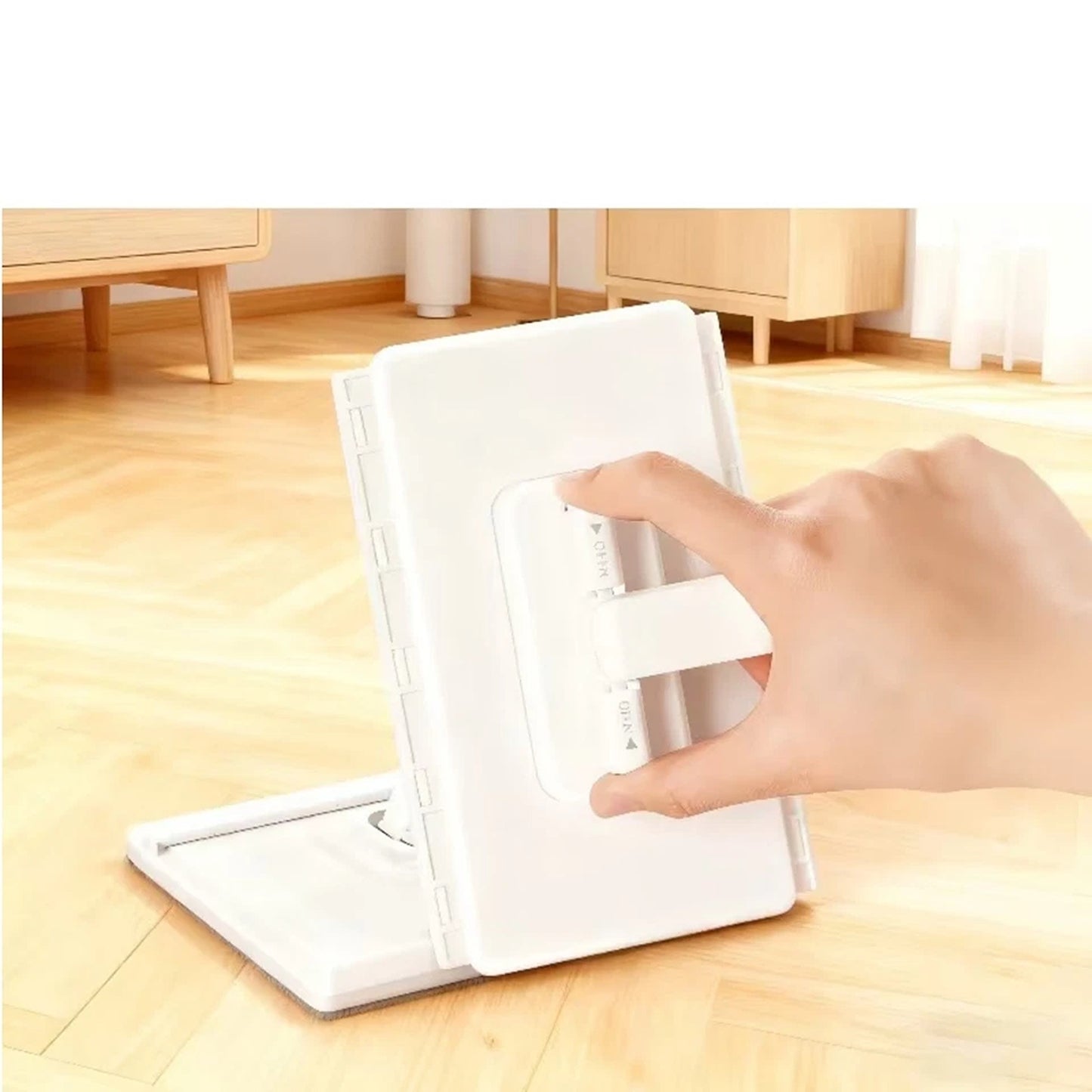 Hands Free Mini Mop with Automatic Cloth Changing