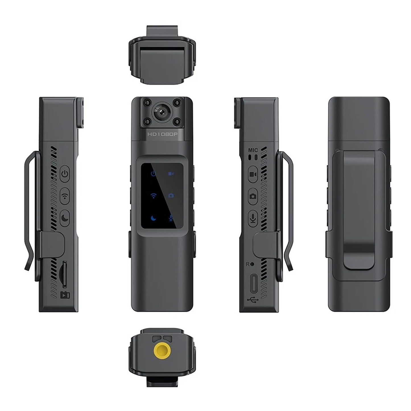 Portable 1080P Body Camera Pocket Clip DVR Video Recorder