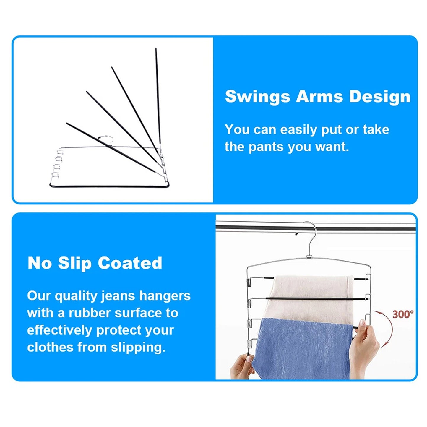 5 Tier Multi Pants Hanger Space Saver