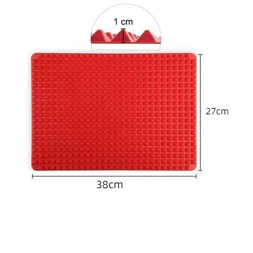 Silicone Cooking Mat with Pyramid Design