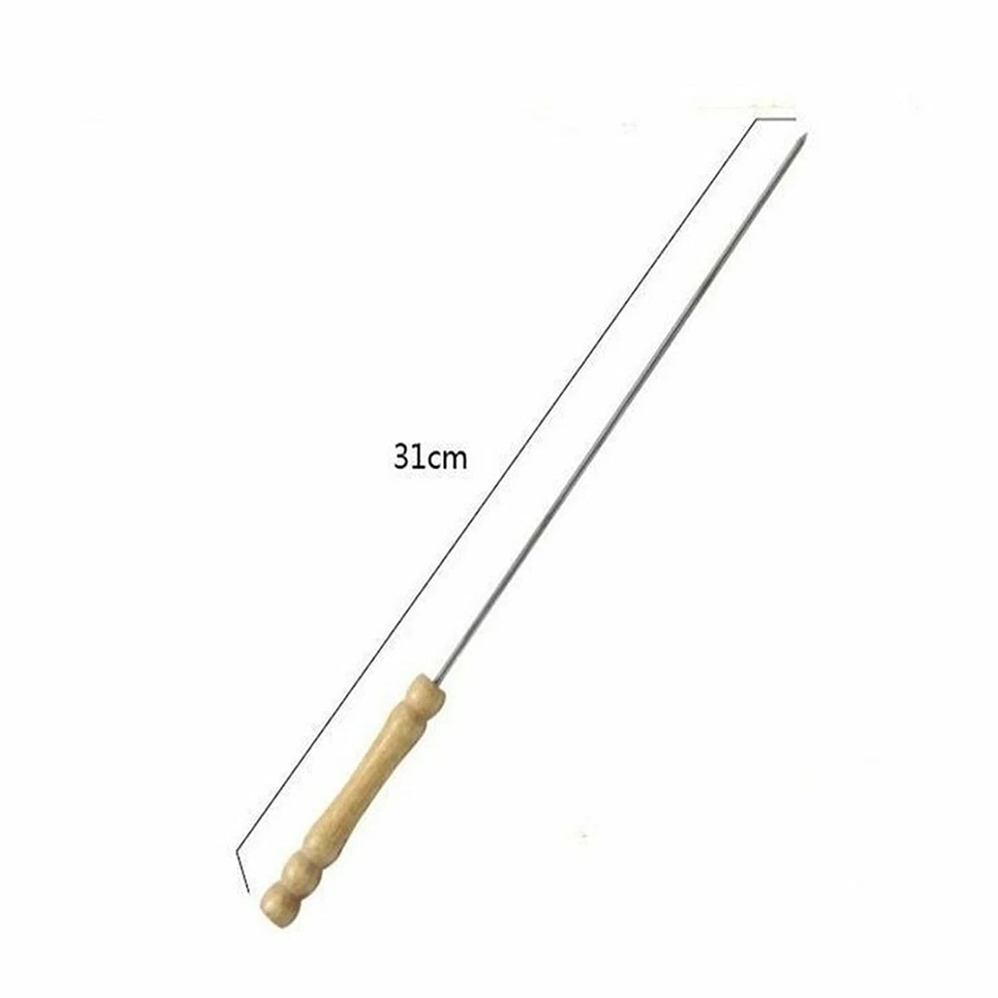 24 Piece Stainless Steel BBQ Skewer Set