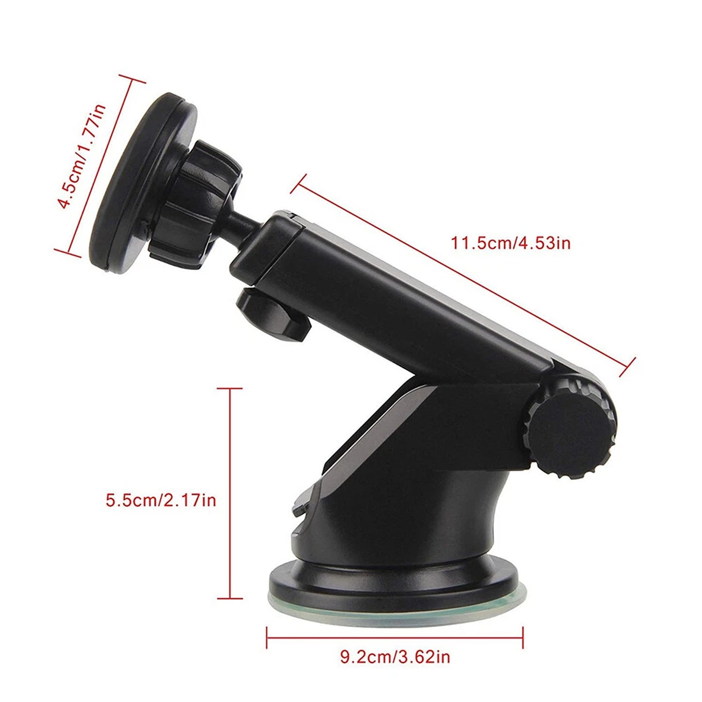 360 Degree Magnetic Car Phone Holder with Telescopic Arm