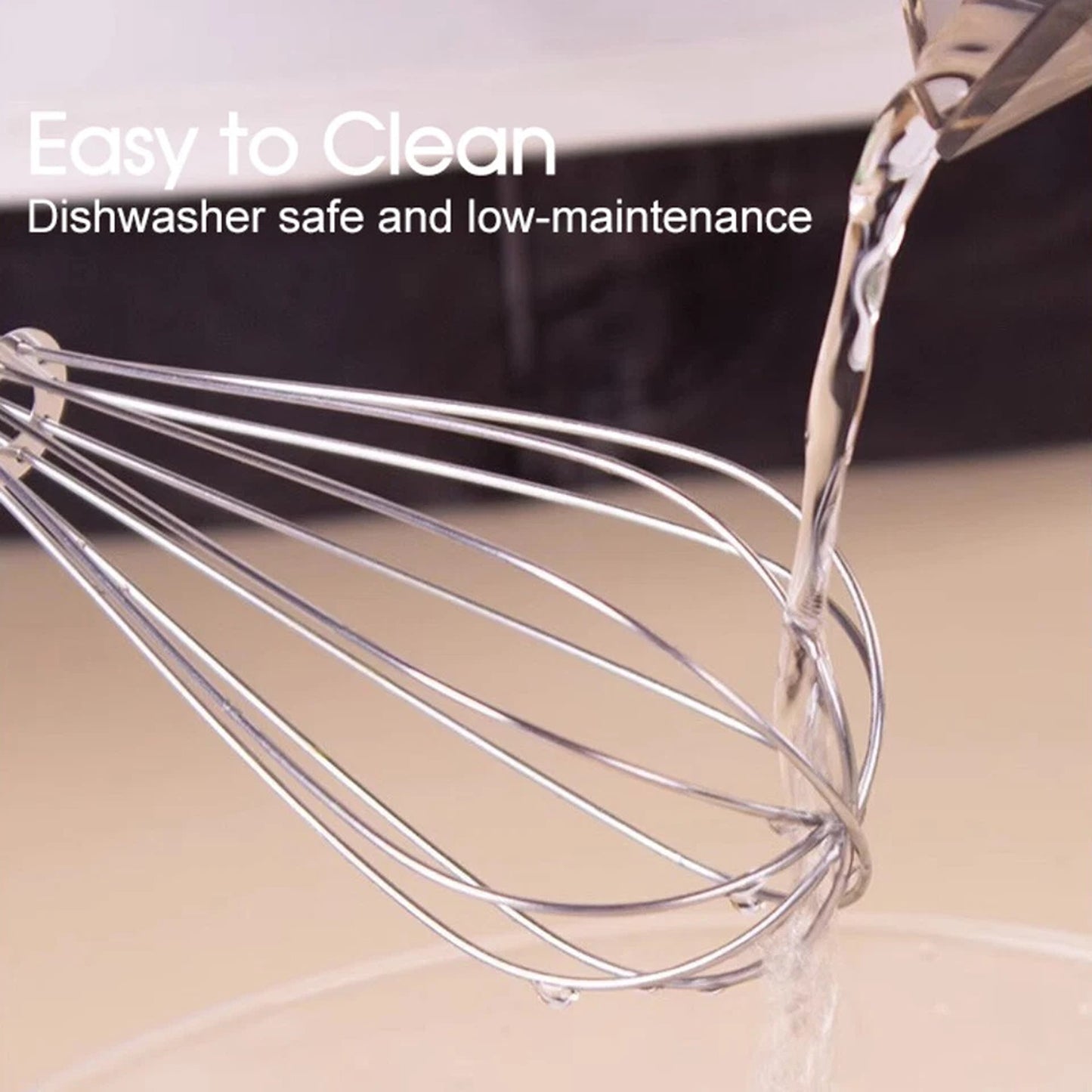 3 Piece Stainless Steel Balloon Whisk Set for Baking and Cooking