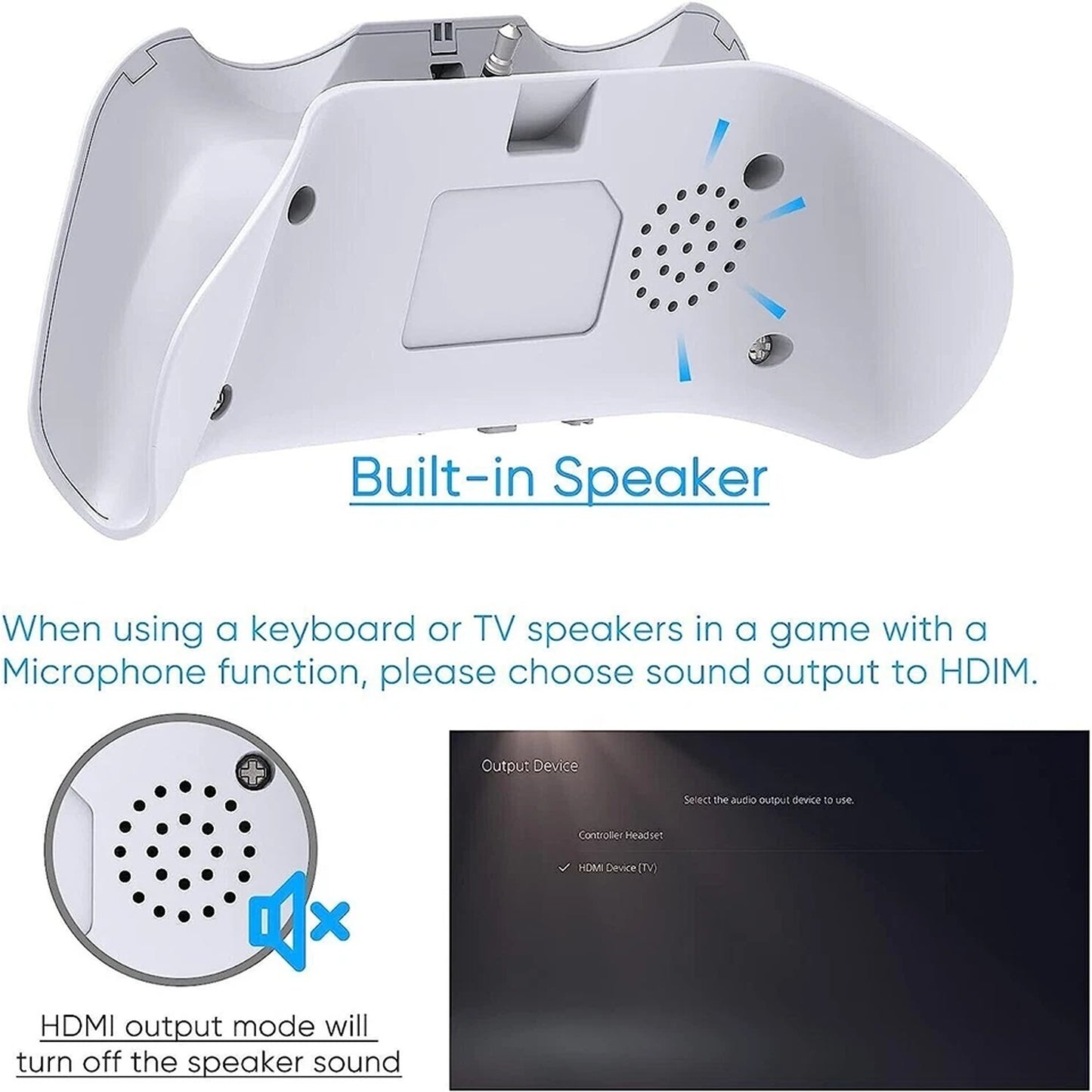 Bluetooth Chat Keyboard Compatible with PS5 Controller