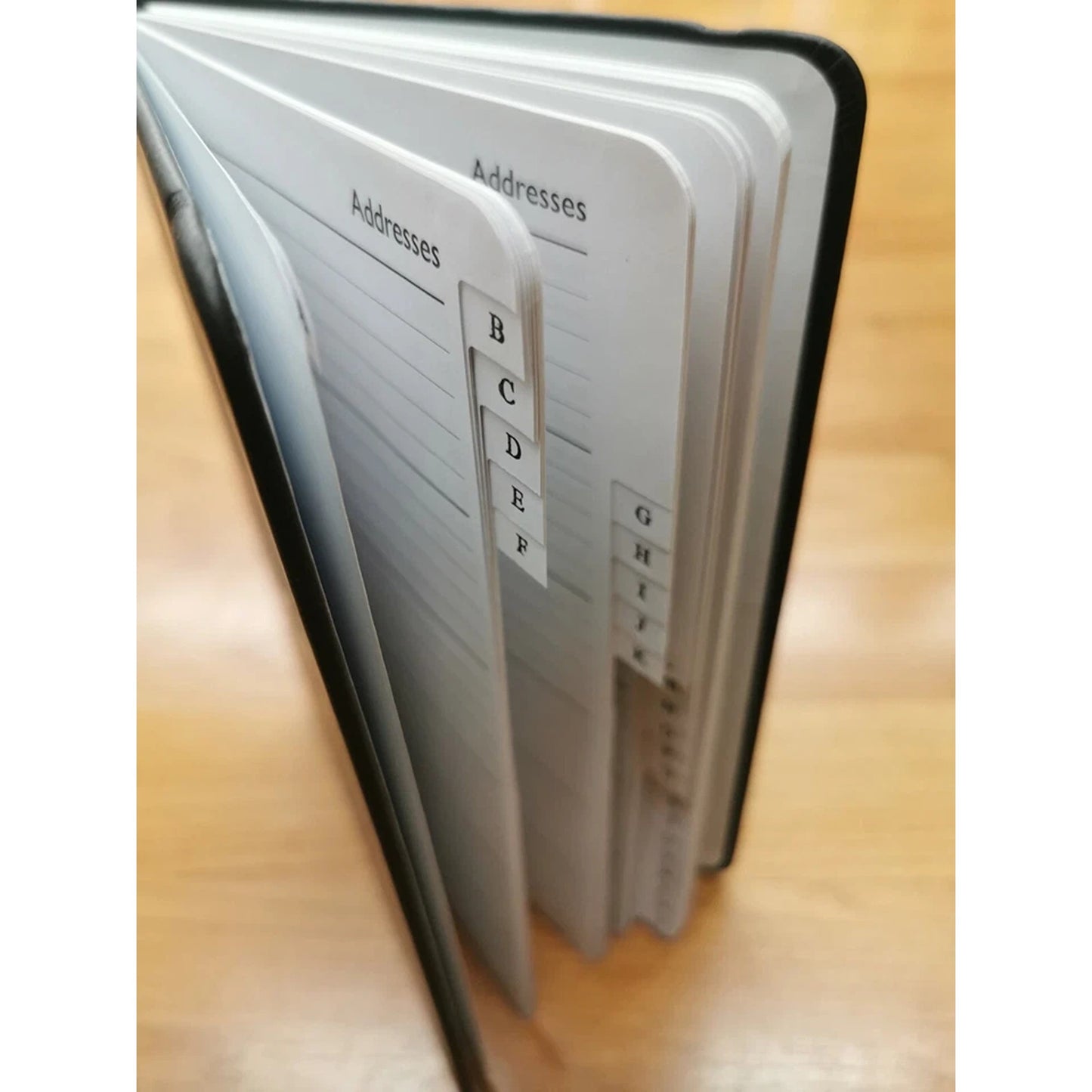 A5 Black Cover Address Book with Elastic A-Z Phone E-mail Office Telephone