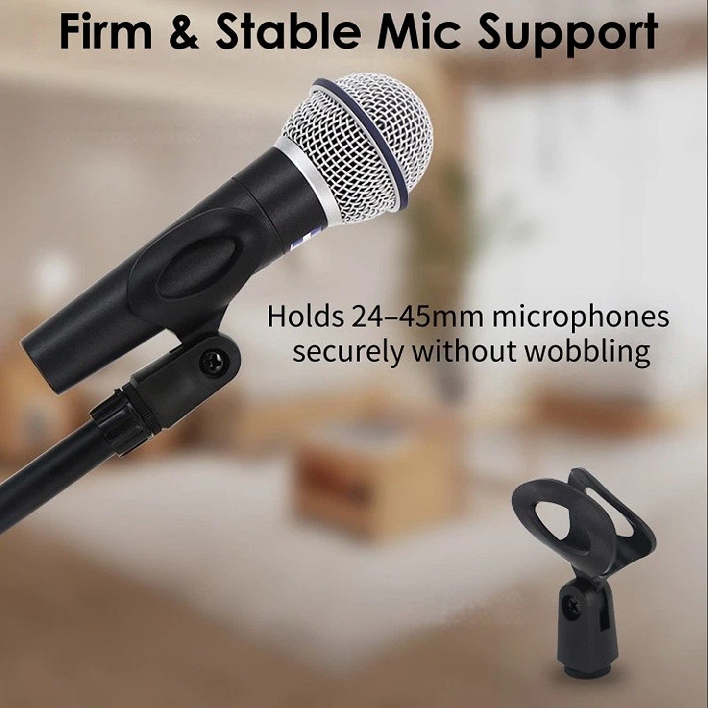 Adjustable Telescopic Boom Microphone Stand with Tripod