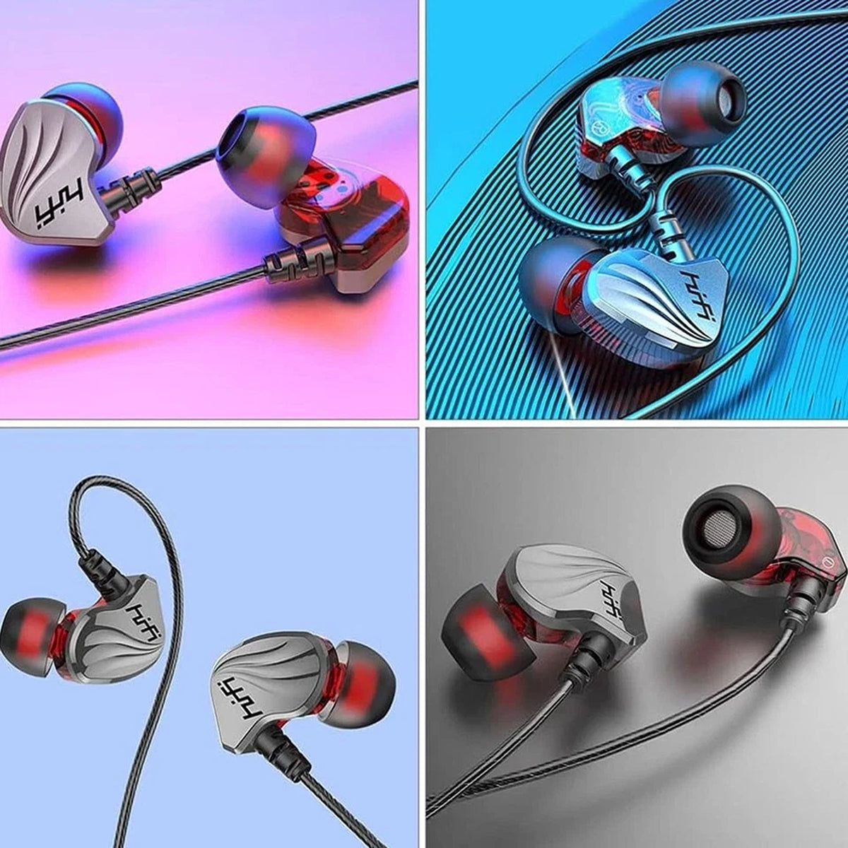 6D Stereo USB C Earphones Wired Headset for iPhone 15 16 and Samsung