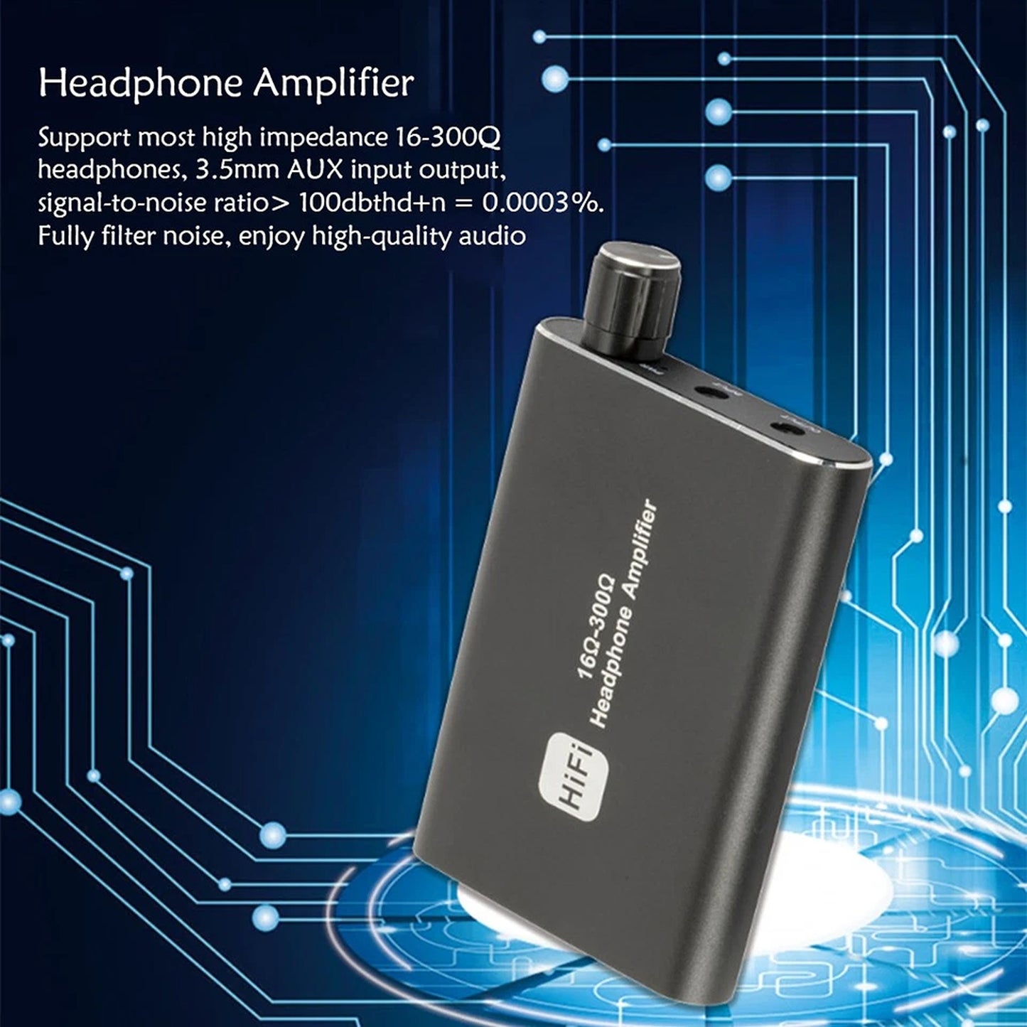 HiFi Audio Amplifier for Headphones and Earphones
