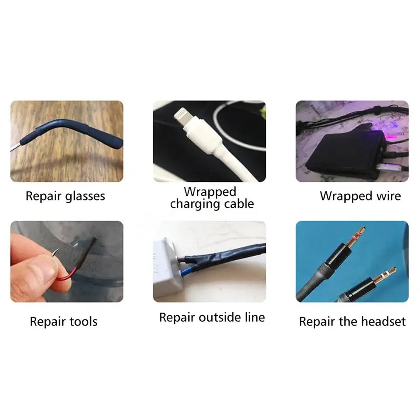 Heat Shrink Tubing Tube Assortment Wire Cable Insulation Sleeving Kit 530x