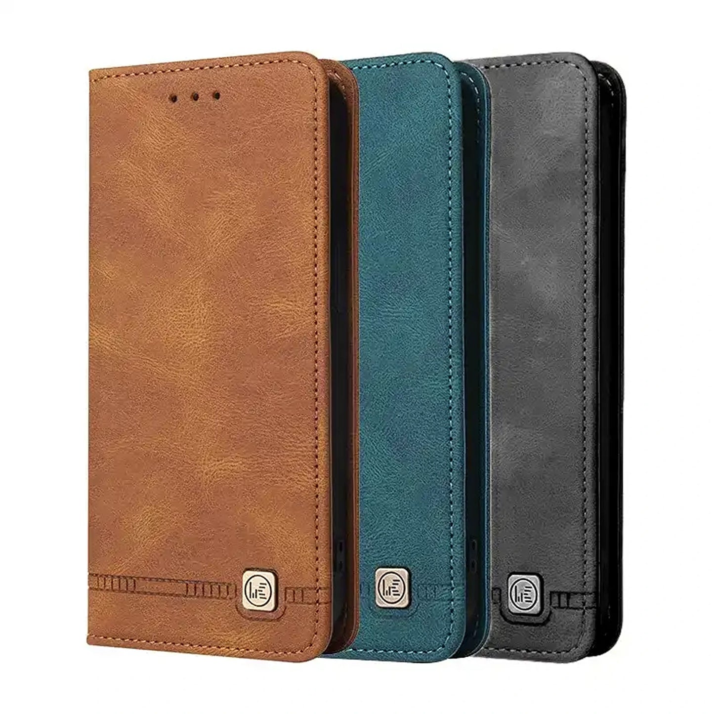 Wallet Leather Case Cover For iPhone 16 Plus