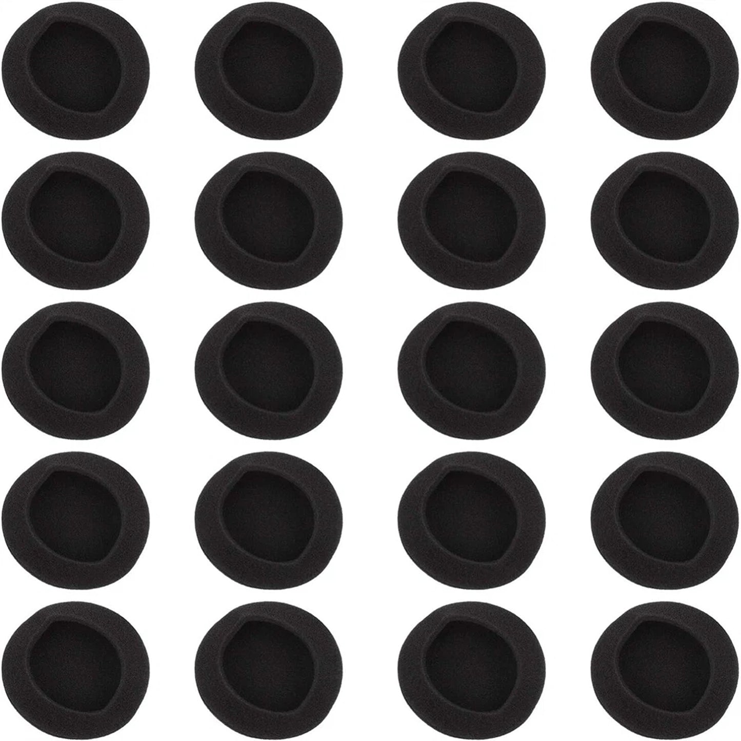 10 Piece Replacement Ear Pads for Headphones and Headsets 5.5cm