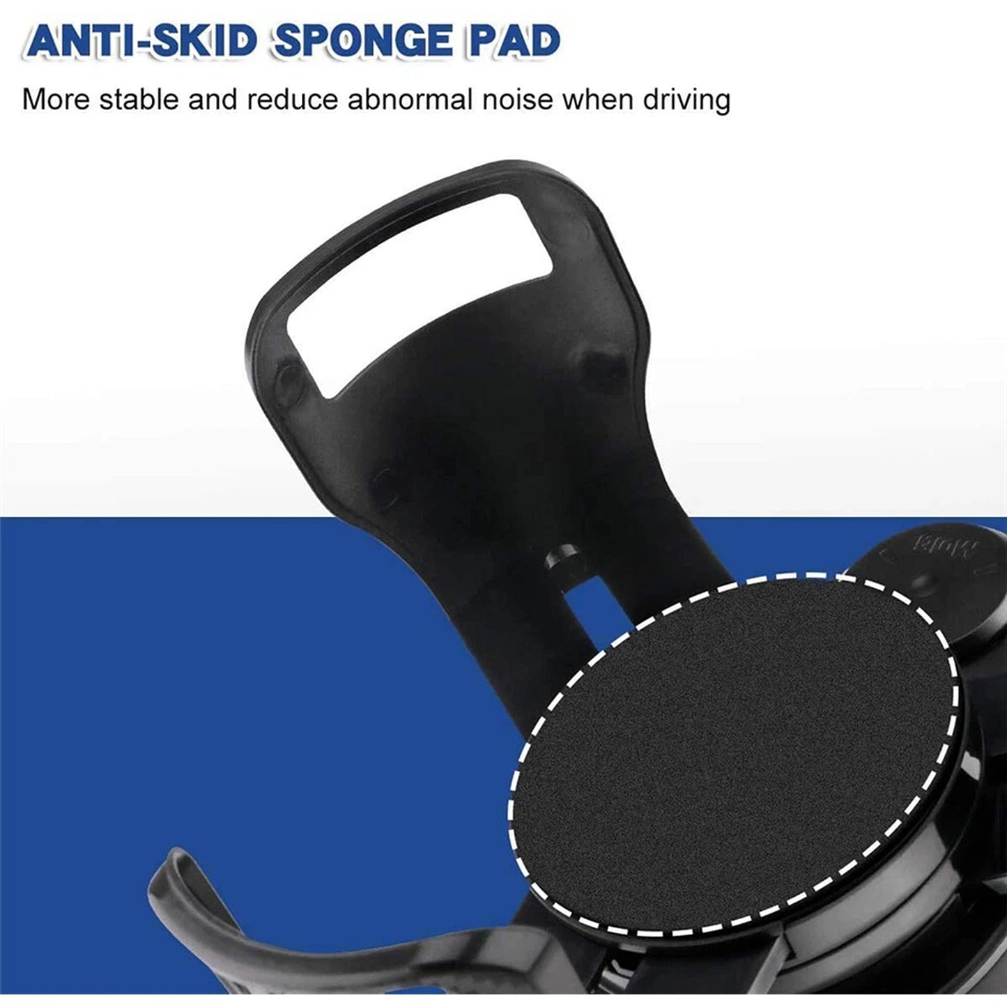 Adjustable 2 in 1 Car Cup Holder Expander with Storage