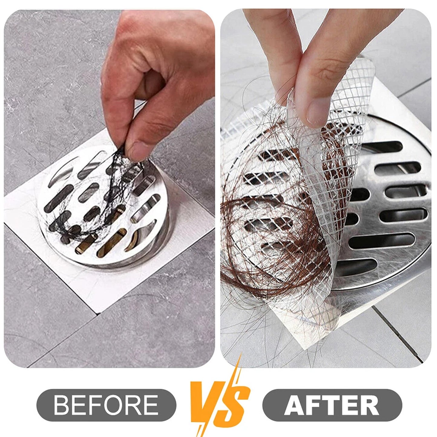 Drain Hair Catcher Covers for Bathroom Showers 30pcs