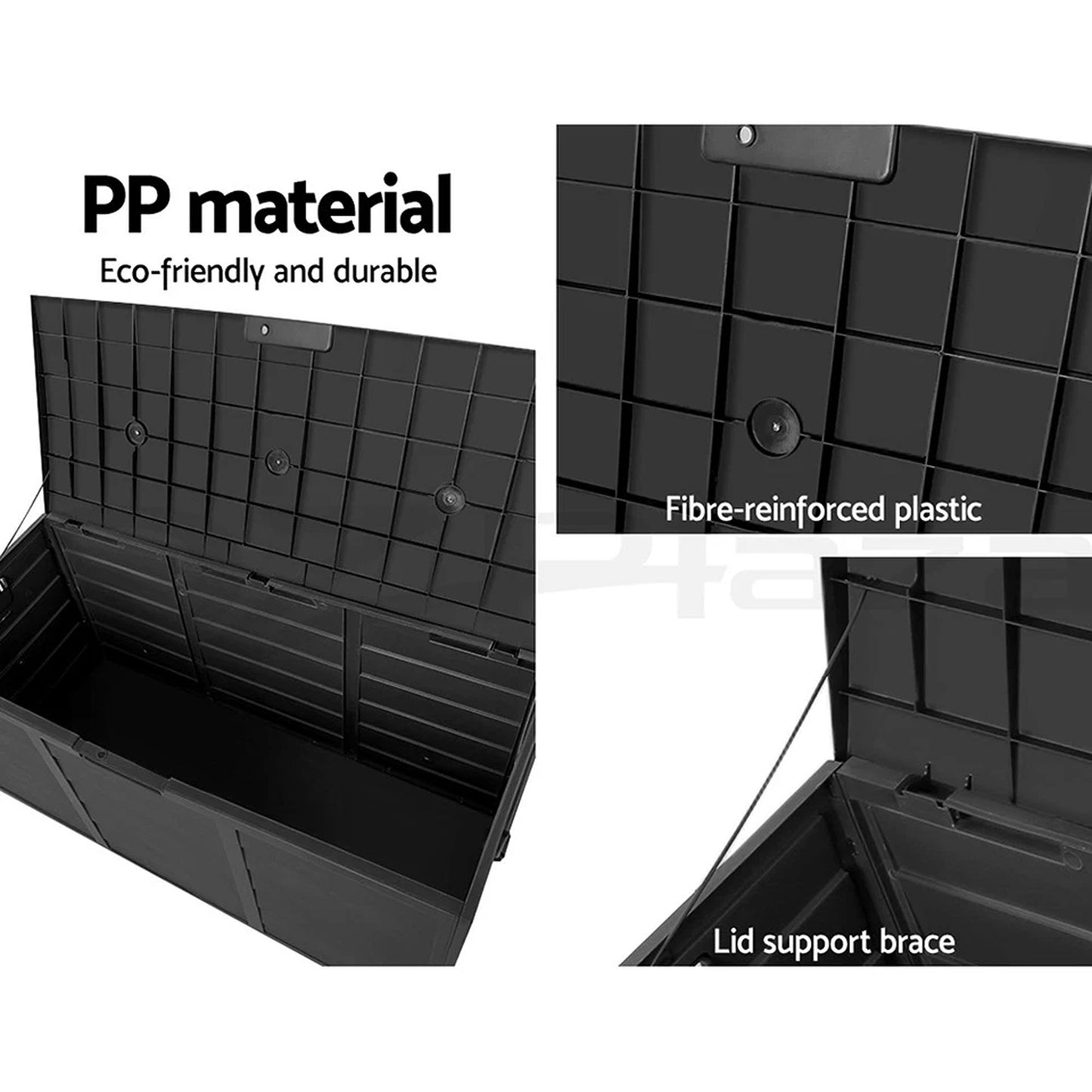 290L Garden Storage Box for Tools Toys and Accessories