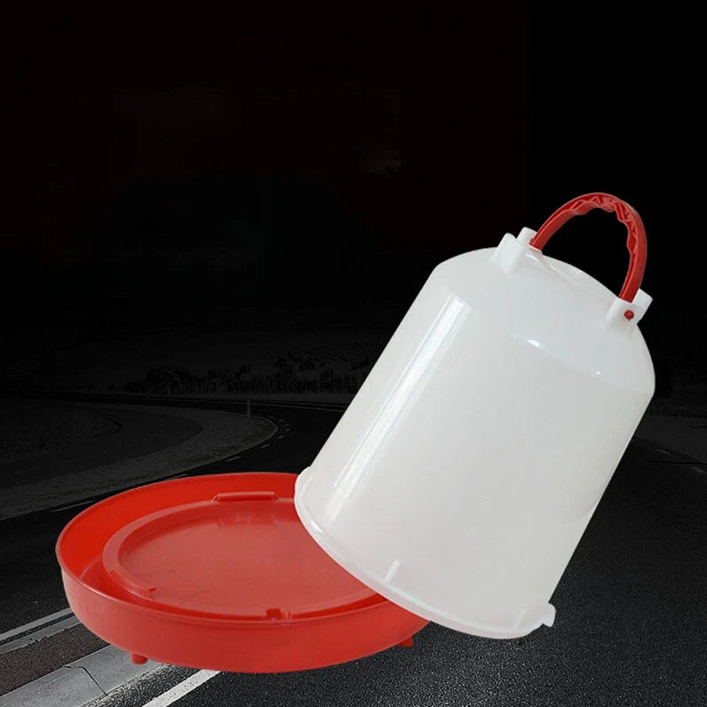 Automatic Chicken Feeder and Waterer Set for Poultry