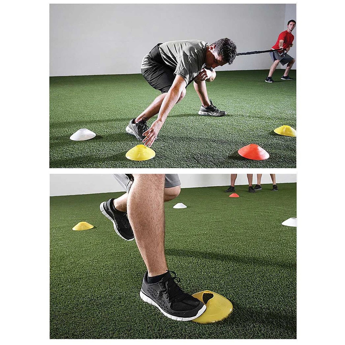 Sports Training Marker Discs Set for Soccer and Rugby