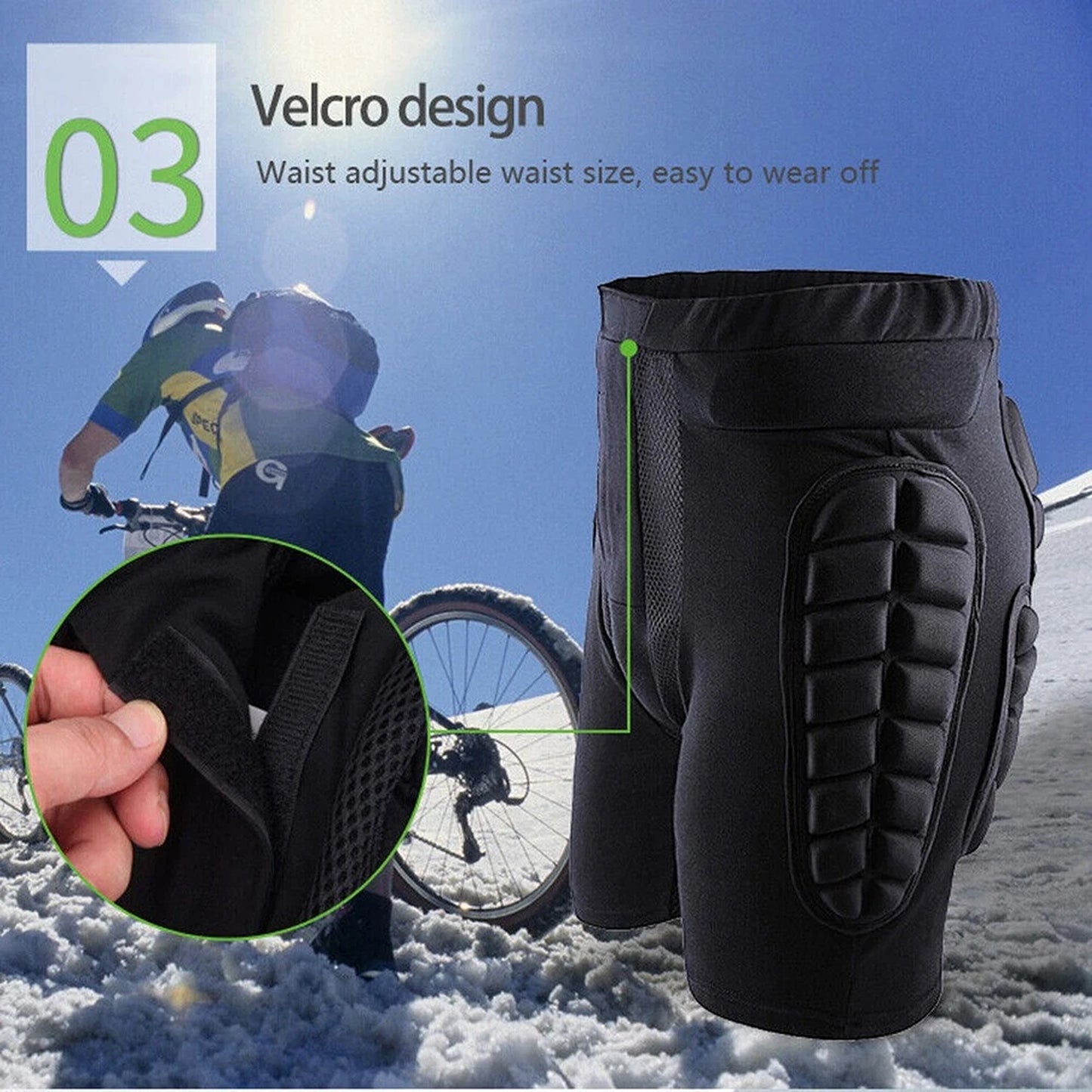 Padded Protective Shorts for Skiing Skateboarding and Snowboarding