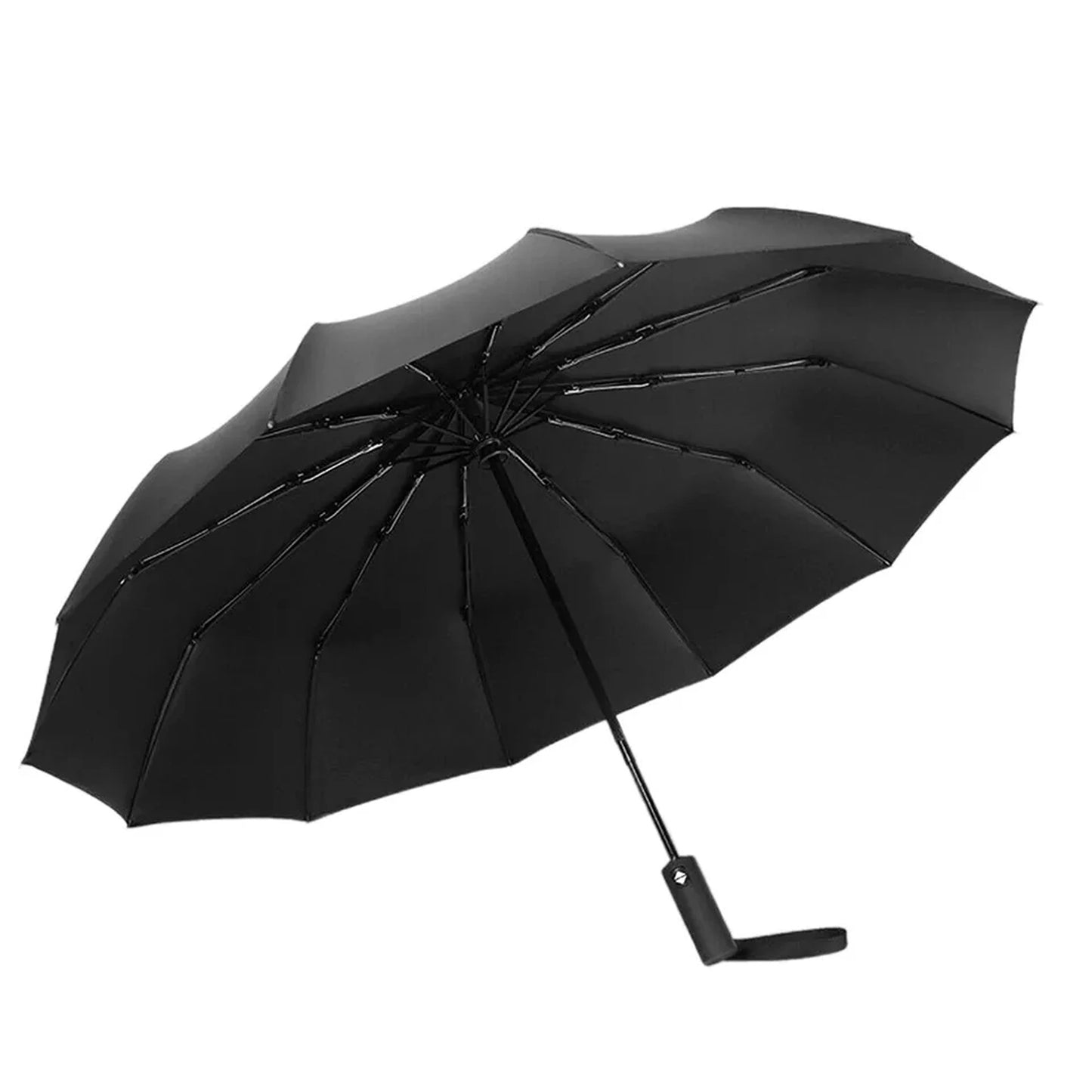 Automatic Folding Umbrella Auto Open Close Travel Windproof Anti-UV with 12 Ribs