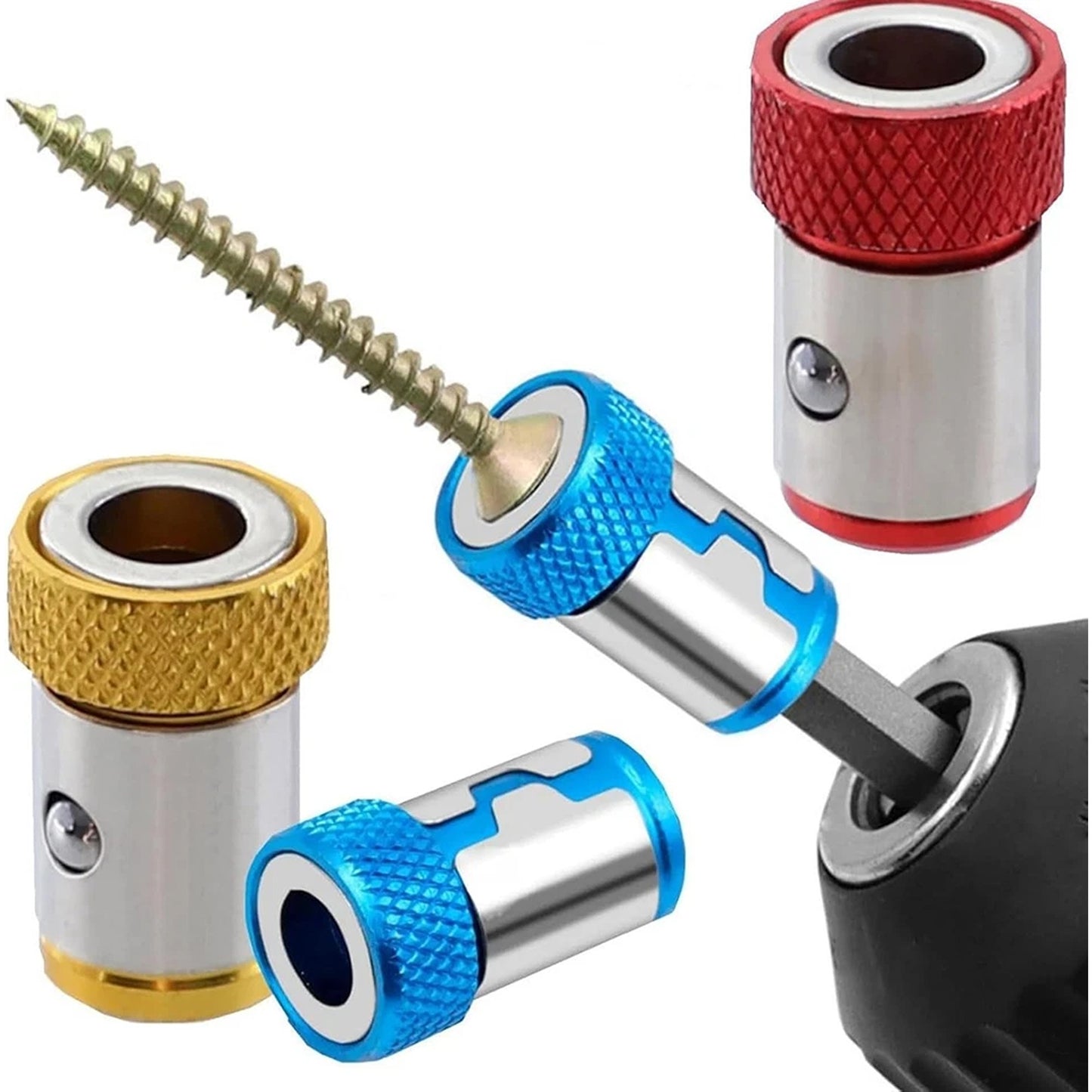 10 Piece Screwdriver Bit Magnetizer Ring Set