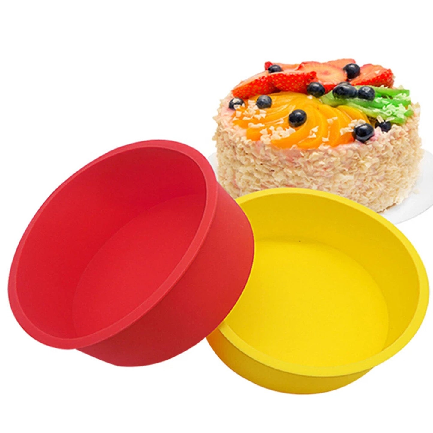 6 Inch Silicone Baking Mold for Cakes and Bread